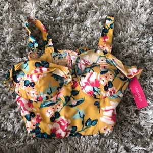 Floral crop top